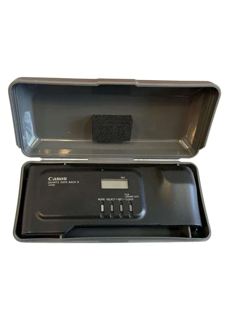 Canon Quartz Date Back E Film Camera fits on back of EOS
